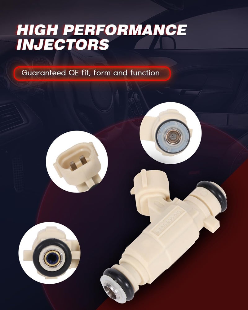 ANGLEWIDE 4Pcs Fuel Injectors Set for Hyundai and Kia Vehicles - Image 5