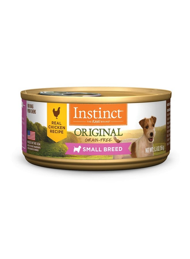 Instinct Original Small Breed, Wet Dog Food, Grain Free Recipe - Real Chicken, 5.5 oz. Cans (Pack of 12) - Image 1