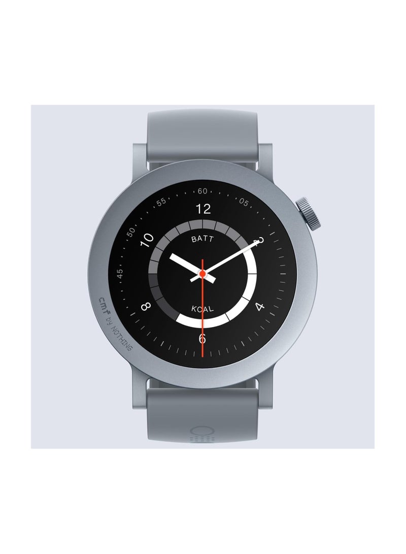 CMF by NOTHING Watch Pro 2 with 1.32" AMOLED Display – Advanced Multi-System GPS Smartwatch with 120 Sports Modes, Bluetooth Calling & AI Noise Reduction, Smart Sleep Algorithm, Long Battery Life, Lightweight Ash Grey Design – MENA Version - Image 2