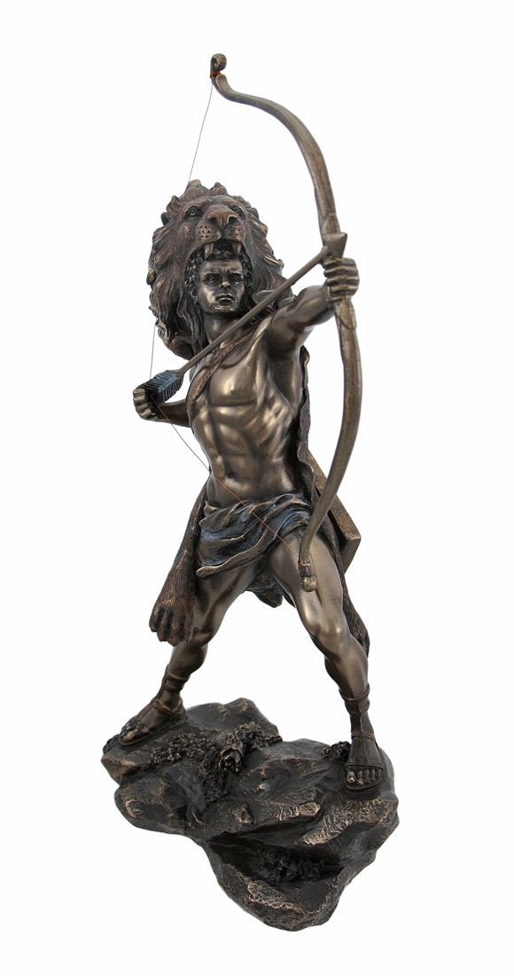 Top Collection Hercules Shooting Arrow Statue Sculpture Greek Myth - Image 2