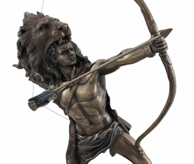 Top Collection Hercules Shooting Arrow Statue Sculpture Greek Myth - Image 4