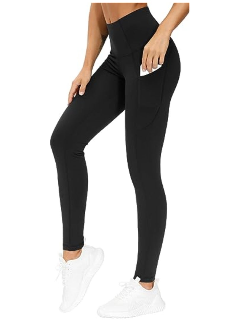 NIBEMINENT High waist yoga pants with pockets for tummy control sport running yoga leggings 4 way stretch yoga pants for women  - Image 2