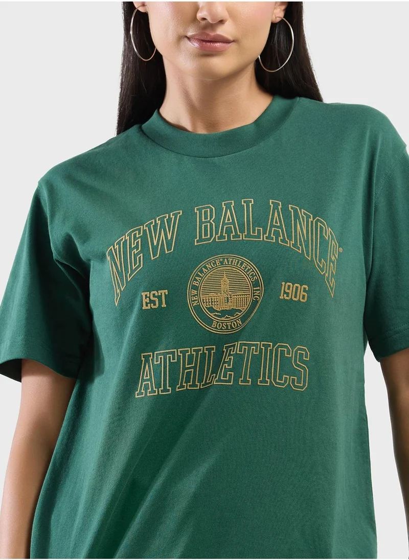 نيو بالانس Athletic Boston T-Shirt