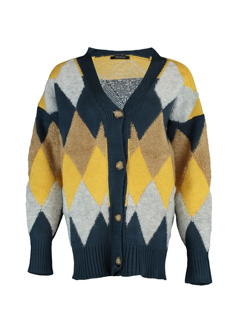 trendyol Knitted Button Down Cardigan