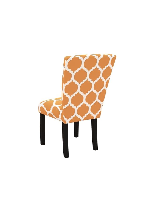 Green Tiger Elastic Chair Cover, Stretch Removable Washable Chair Cover, Protector Seat Slipcover (Beige), Pack of 2 - Image 3