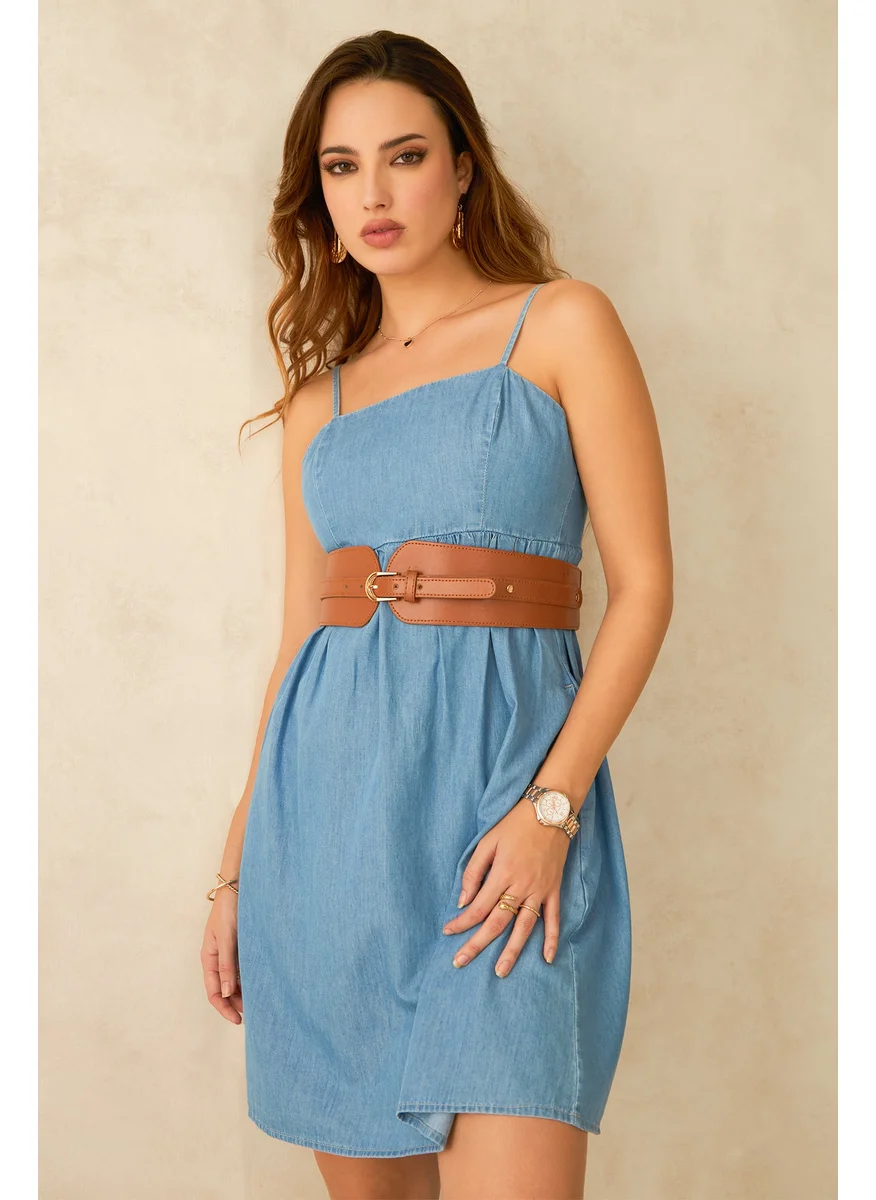Virgio Denim Babydoll Dress