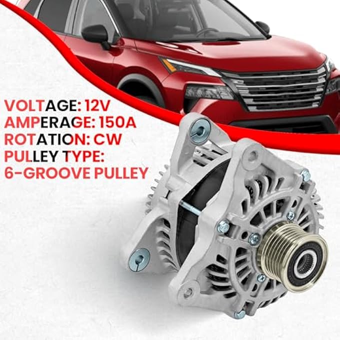 HonHuCo 23100-3RZ1A Alternator for Nissan NV200 2016 2017 2018 2019 2020-2021 L4 2.0L 150A 12V CW - Image 5