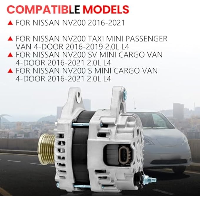 HonHuCo 23100-3RZ1A Alternator for Nissan NV200 2016 2017 2018 2019 2020-2021 L4 2.0L 150A 12V CW - Image 4