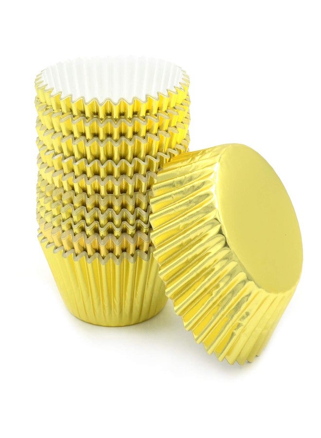 Mombake Standard Gold Foil Cupcake Liners Muffin Baking Cups for Party and More, 200-Count - Image 5