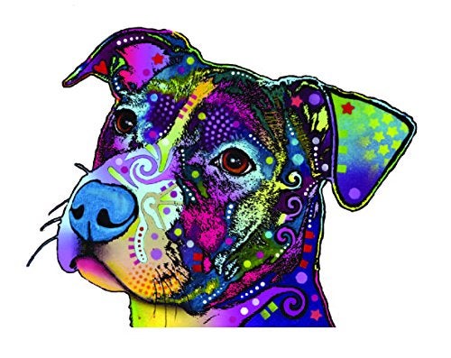 Enjoy It Dean Russo Pit Bull Car Stickers 2 Pack Outdoor Rated Vinyl Sticker Decals for Windows Bumpers Laptops or Crafts - Image 1