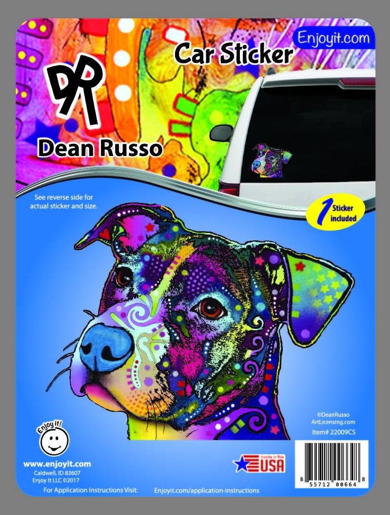 Enjoy It Dean Russo Pit Bull Car Stickers 2 Pack Outdoor Rated Vinyl Sticker Decals for Windows Bumpers Laptops or Crafts - Image 4