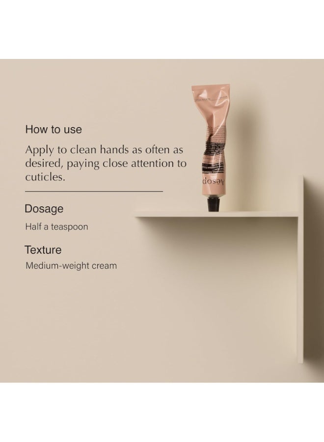 أيسوب باك يتألق أيسوب ريسURRECTION أروما تيك حجم السفر بلسم اليدين | لوسيون باللوز الحلو وجوز الماكاديميا لترطيب اليدين الجافة | 2.4 أونصة / 75 مل - Image 3