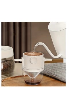 Generic Steel Cone Filter Paperless Coffee Dripper with Collapsible Holders for Home, Office, Travel, Camping 1-2 Cup  - Image 2