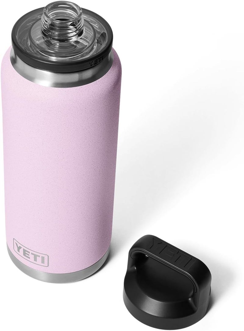 YETI Rambler 36 oz Bottle, Vacuum Insulated, Leakproof, Stainless Steel with Chug Cap, Cherry Blossom - Image 3