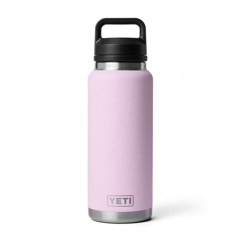 YETI Rambler 36 oz Bottle, Vacuum Insulated, Leakproof, Stainless Steel with Chug Cap, Cherry Blossom - Image 1