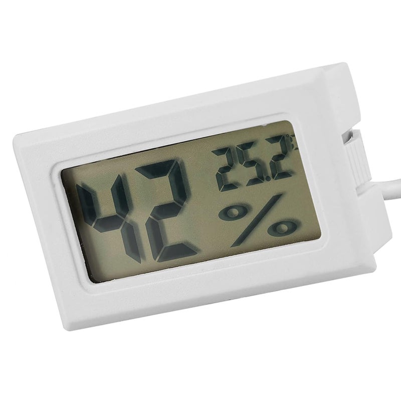 تصميم عصري لكل منتج مقياس عرض درجة الحرارة والرطوبة الرقمي LCD مع مسبار خارجي للزواحف - Image 5