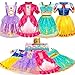 STOPKLAS Princess Dress Up Clothes Princess Dress Up Costume for Toddler Girls Little Girls Princess Toys Kids Dress Up  Pretend Play Sets Christmas Birthday Gifts for Kids Grandkids 3 4 5 6 Years - Image 2