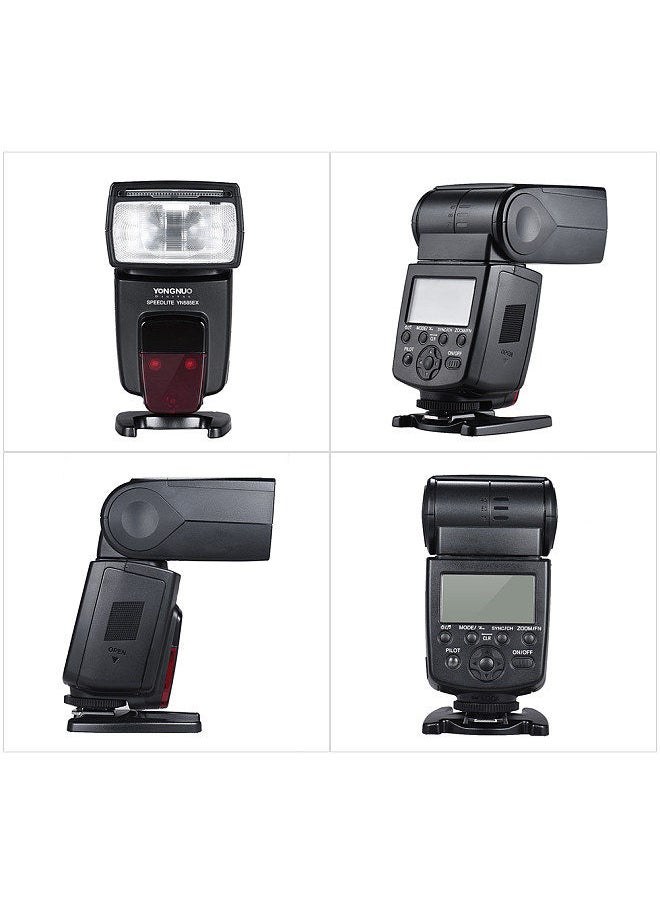 YONGNUO - YONGNUO YN585EX P-TTL Wireless Speedlite Flash Light GN58 HSS 1/12000s SP S1 S2 Slave AF-assist Rear Curtain SYNC LCD Screen for Pentax K-1 K-S1 K-S2 K-3 K-3II K-70 K-50 DSLR Camera - Image 1