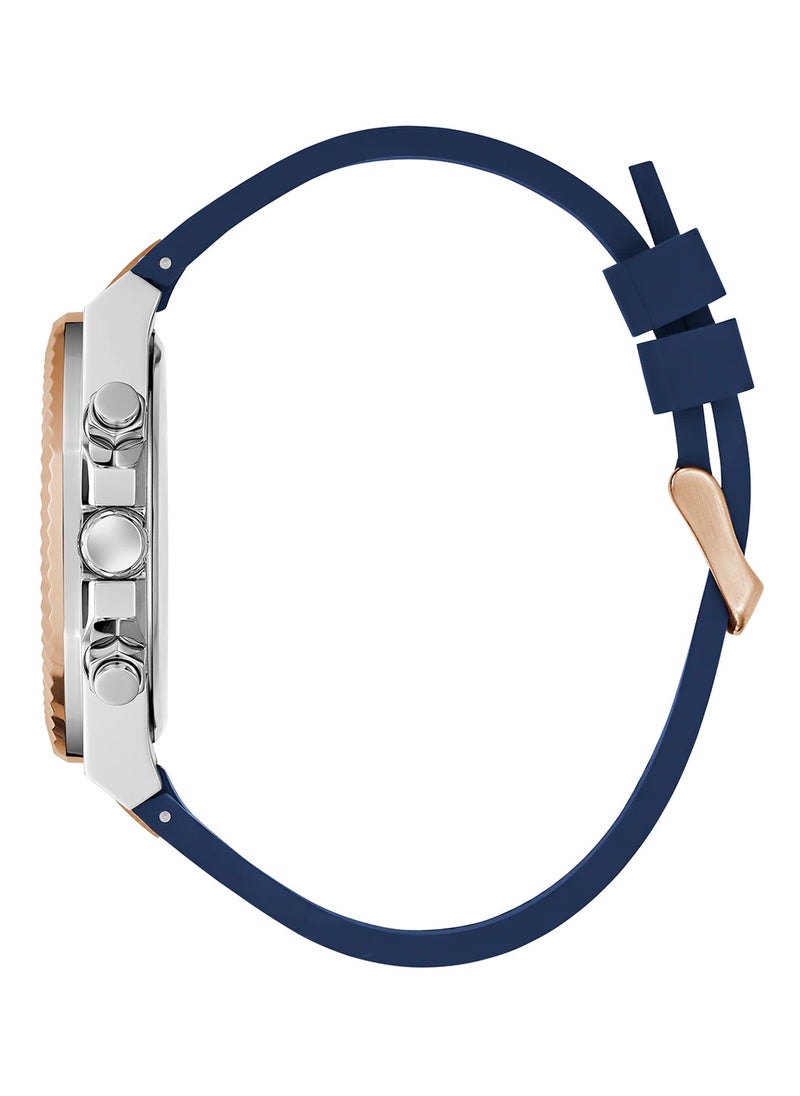 GUESS - Mens Equity Blue Dial Multi-function Watch - GW0791G2 - Image 1