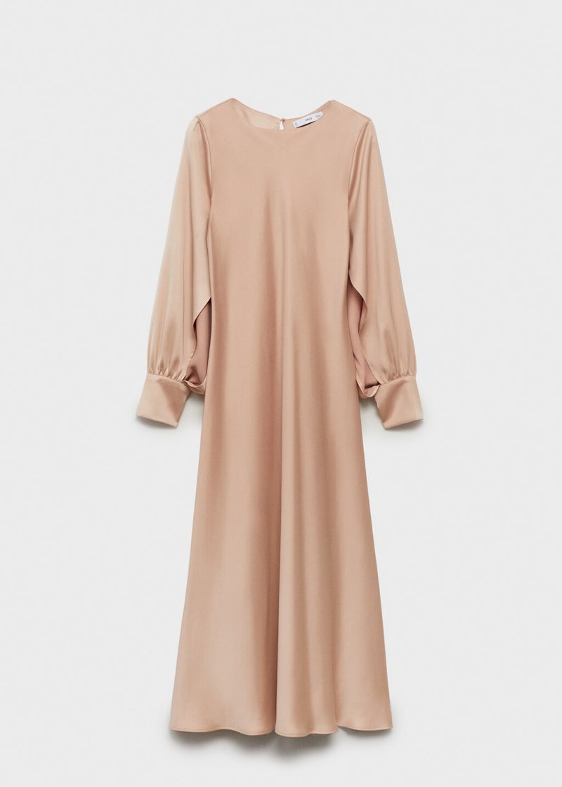 MANGO Blouson Sleeve Midi Dress  - Image 5