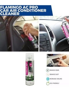 FLAMINGO AC PRO Air Conditioner Cleaner Car AC Cleaner Comprehensive Air Conditioning Cleaner For Optimal  Comfort And Efficiency 500ml  - Image 4