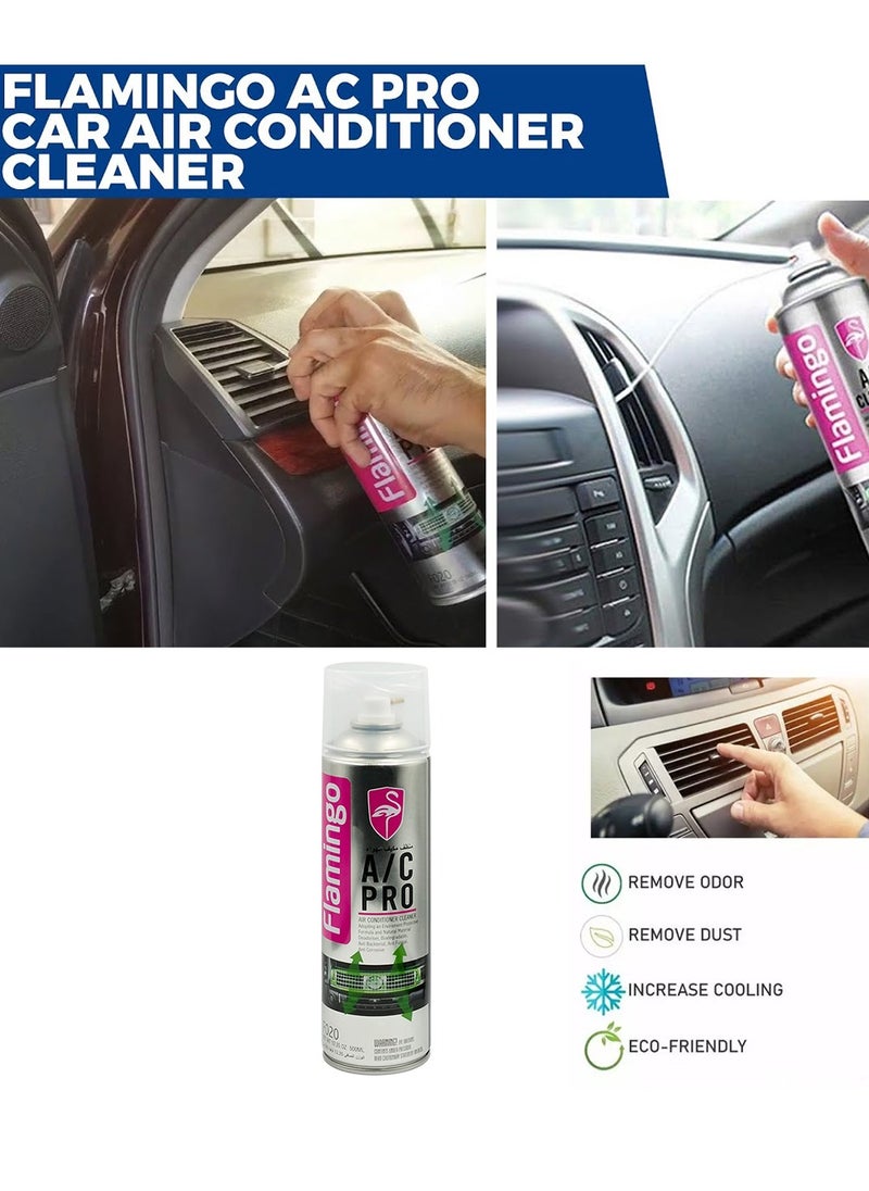 FLAMINGO - AC PRO Air Conditioner Cleaner Car AC Cleaner Comprehensive Air Conditioning Cleaner For Optimal  Comfort And Efficiency 500ml - Image 1