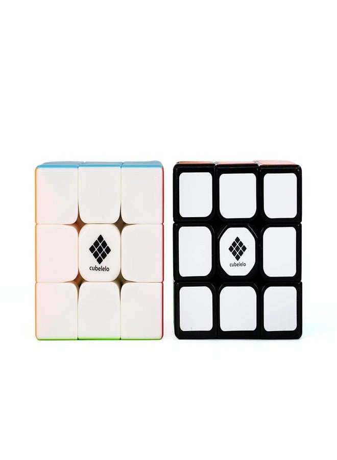 Cubelelo Drift 3x3 Black & 3x3 Stickerless Gift Box - Image 1