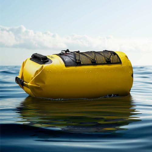 Piscifun Waterproof Backpack 10L 20L 30L 40L Floating Backpack with Waterproof Phone Case for Water Sports Fishing Boating Kayaking Surfing Rafting Gift for Men Women, Orange, 30L, 30l - Image 2
