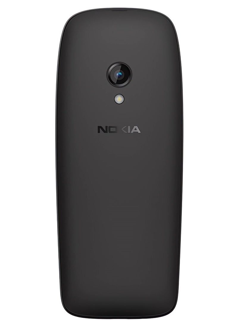 Bilaien - NOKIA 6310,Feature Keypad Phone, Dual SIM, Wireless MP3 Player, FM Radio, BIg Screen,clearer content ,Entertainment games, Durable Design, Long Standby，Arabic version(Black) - Image 1