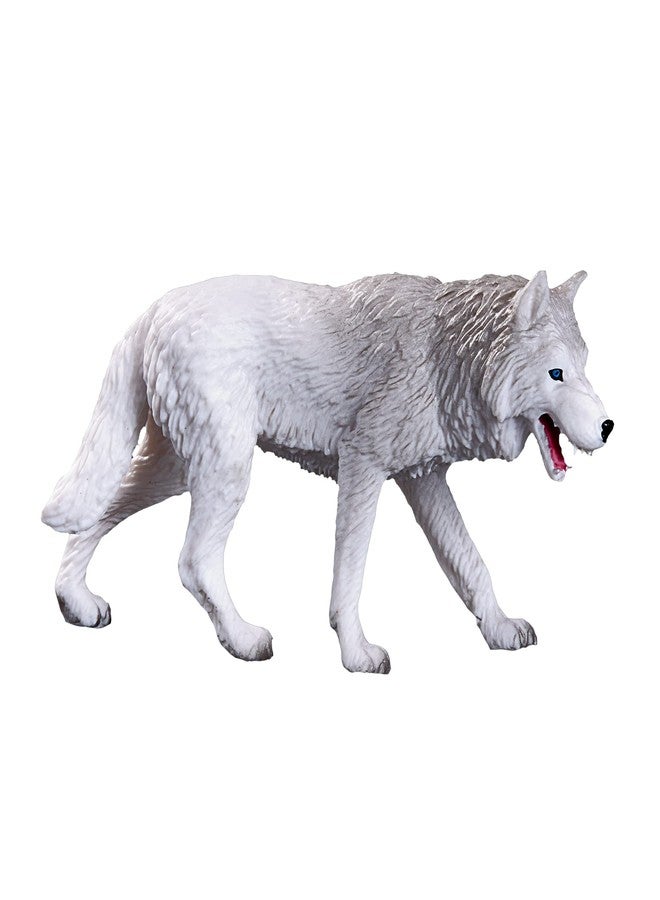 MOJO - Arctic Wolf | Hand-Painted Toy Figure | Wildlife Collection | True to Life & Highly Detailed | Designed in UK - Image 4
