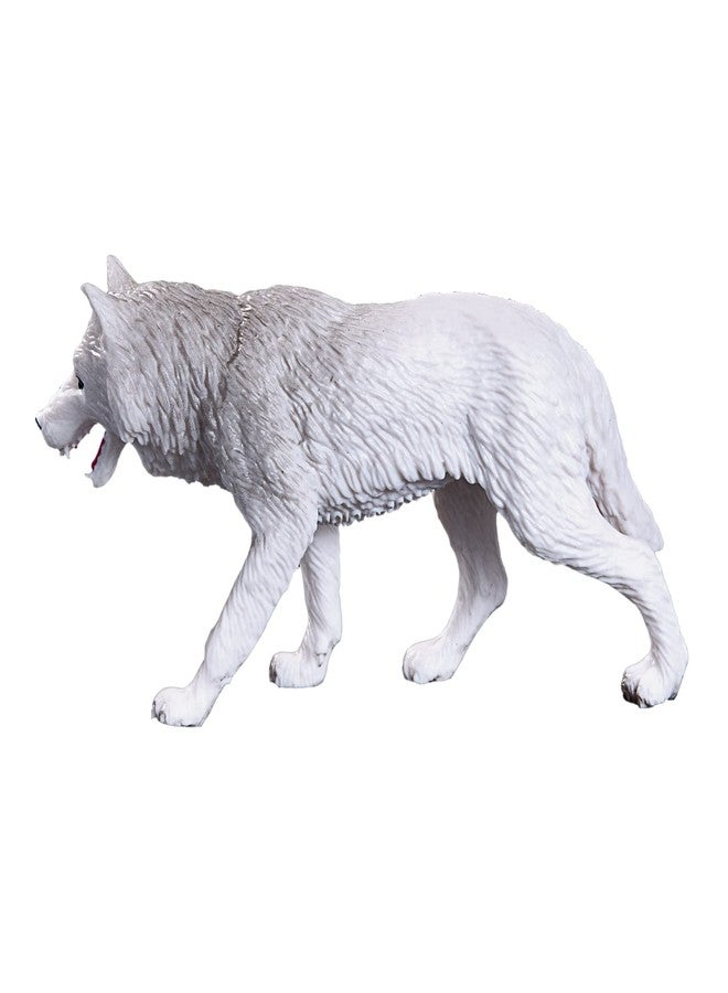 MOJO - Arctic Wolf | Hand-Painted Toy Figure | Wildlife Collection | True to Life & Highly Detailed | Designed in UK - Image 3