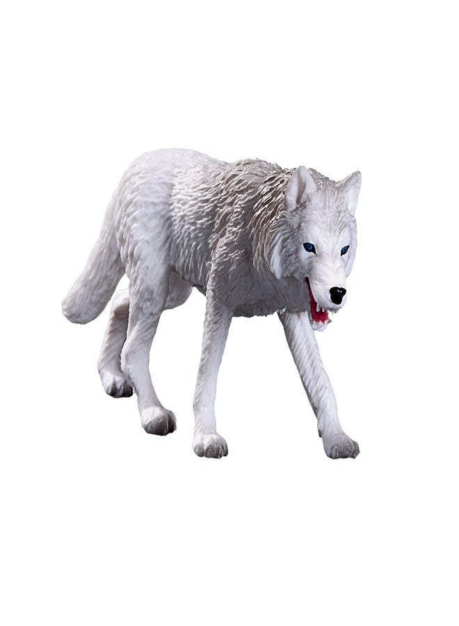 MOJO - Arctic Wolf | Hand-Painted Toy Figure | Wildlife Collection | True to Life & Highly Detailed | Designed in UK - Image 2