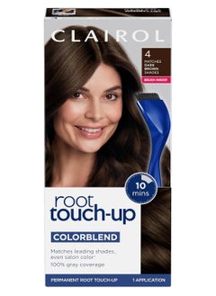 CLAIROL Clairol Root Touch-Up by Nice'n Easy Permanent Hair Dye, 4 Dark Brown Hair Color, Pack of 1  - Image 1