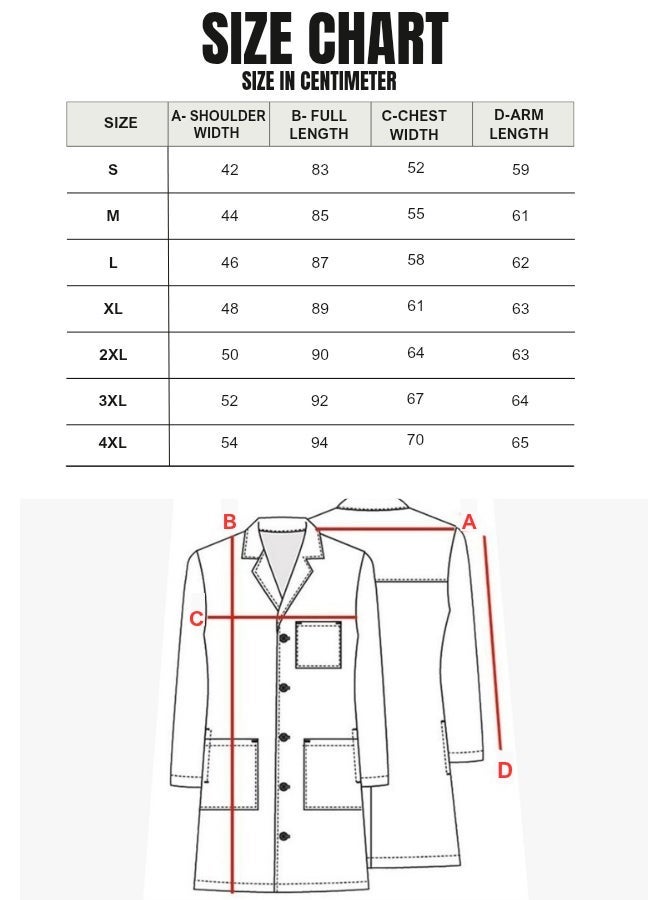 بالطو معمل مايكروفايبر مخصص للطلاب – باللون الأبيض، للجنسين، خفيف الوزن، مقاوم للبقع وسهل الغسيل – مثالي لطلاب المدارس والجامعات والمعامل الطبية - Image 3