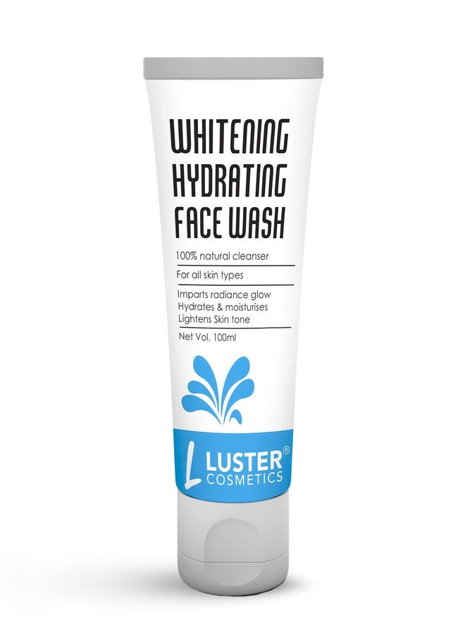 Luster Cosmetics Whitening Hydrating Face Wash | Lightens Skin Tone | Skin Hydrates & Moisturises | Made with Organic Ingredients -100 ml (Pack of 2) - Image 2