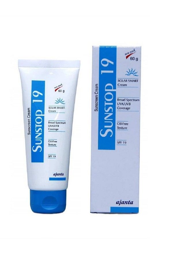 Sunstop 19 Sunscreen Cream Oil Free And Daily Use Sunscreen For All Season 60Gm