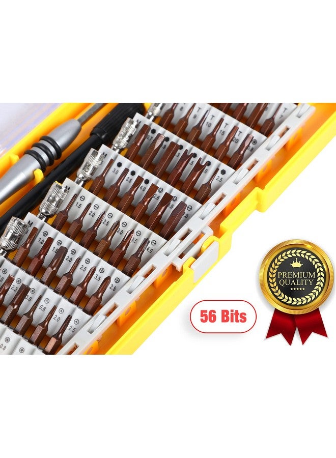 DOCOSS 60 in 1 Precision Magnetic Screw driver tool kit For Mobile Phone, Laptop and Househlold Repair With with S2 Steel & 56 Bit Set - Image 3