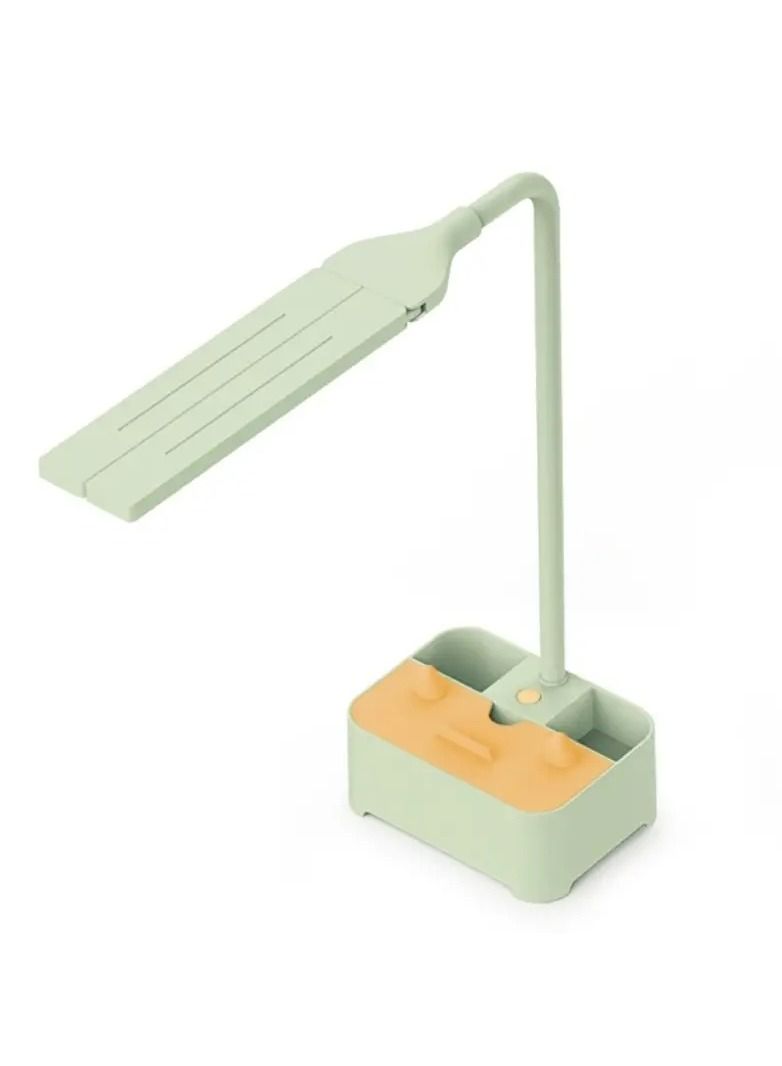 1pc Simple Multifunction Double Head LED Table Lamp With Pen Holder Storage Mobile Phone Stand, Office Learning Eye Protection - Image 3