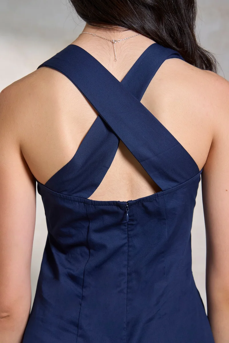 Virgio Square Neck Mini Dress