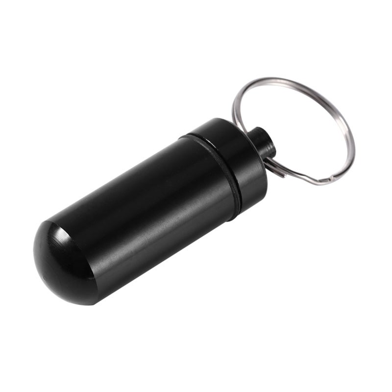Travel Pill Box WaterProof Mini Keychain Tablet Storage Box Case Medicine Perfume Container - Image 3