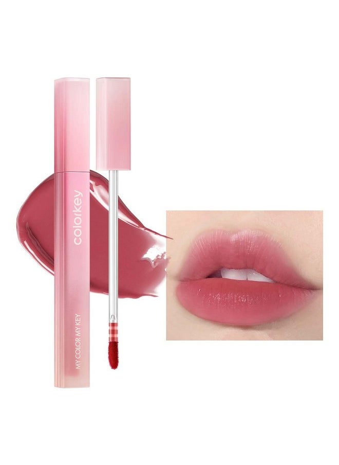 COLORKEY COLORKEY Soft Matte Water Lip Tint, Matte Finishs, Long-Lasting, Moist Fit Without Stickiness, Moisturized, Waterproof, Liquid Lipstick, Nude lip color (P333 Milk Pink)  - Image 1