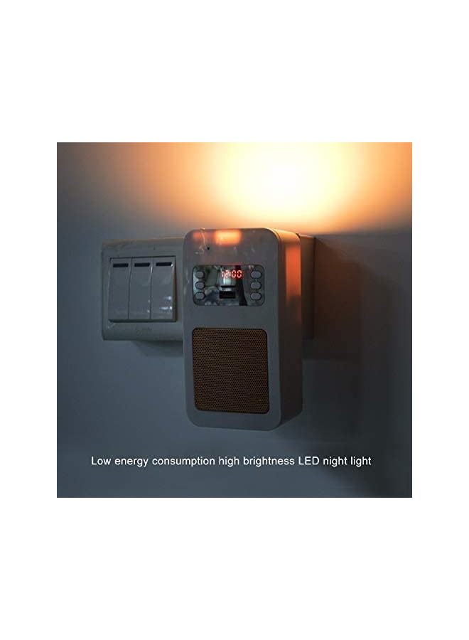 Equantu Smart Wall Plug Quran Speaker With Remote Bluetooth Led Light Radio Usb And Sd - Image 4