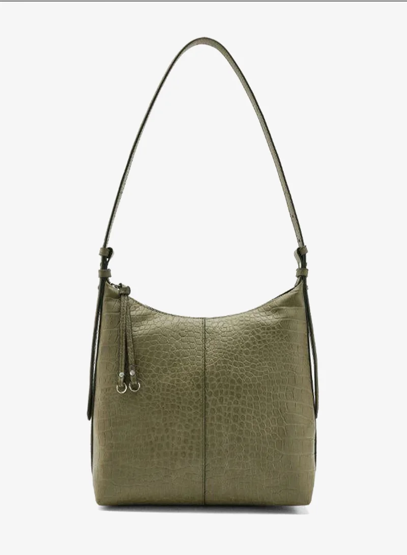 PARFOIS Shoulder bag with animal embossing