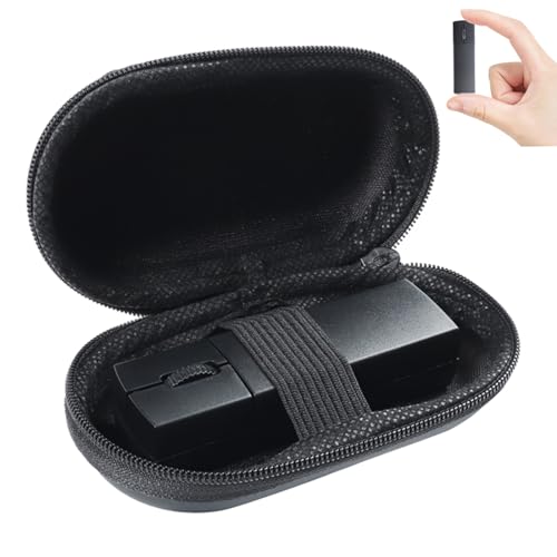 elec Space Wireless Mini Finger Mouse, Silent Dual-Mode Bluetooth & 2.4GHz, Ergonomic, Portable PC Mouse with Case, Compatible with MacBook, Chromebook - Image 1
