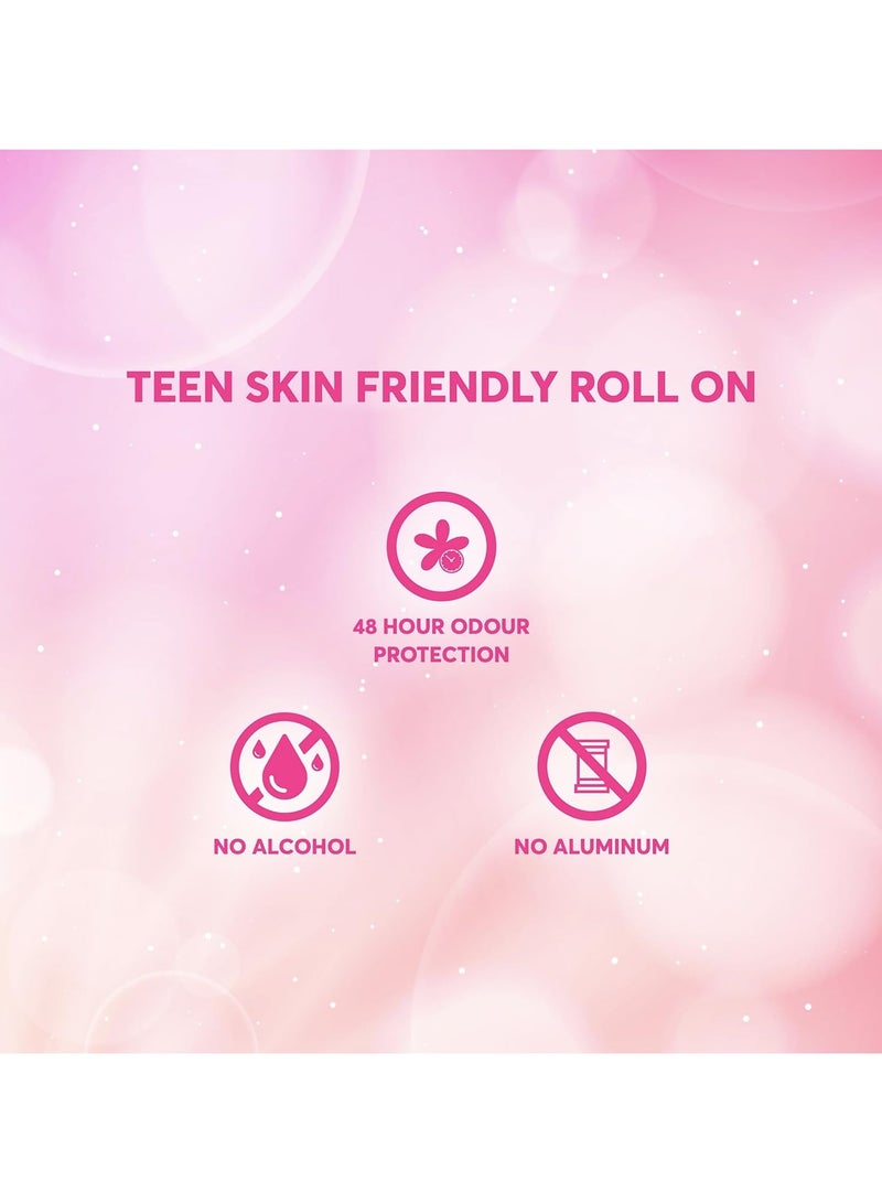 إيفا شين آند سوفت رول أون كومبو للإبطين اللامعين والمنعشين خالي من الكحول والألومنيوم حماية لمدة 48 ساعة للنساء 50 مل عبوة من 2 - Image 4