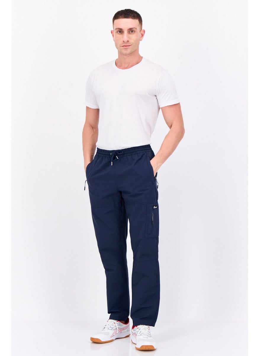 Penfield Men Regular Fit Solid Drawstring Cargo Pants, Navy  - Image 2