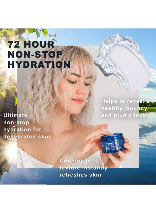 Lumene [Lähde] Nordic Hydra Oxygen Recovery 72Hr Hydra Gel Mask Cooling + Hydrating Face Mask Recharges Dry Dehydrated Skin With Organic Nordic Birch Sap + Pure Arctic Spring Water (150Ml) - Image 4