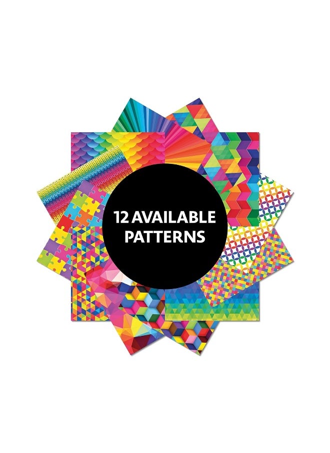 Origami Paper 500 sheets Rainbow Patterns 4" (10 cm): Double-Sided Origami Sheets Printed with 12 Different Patterns