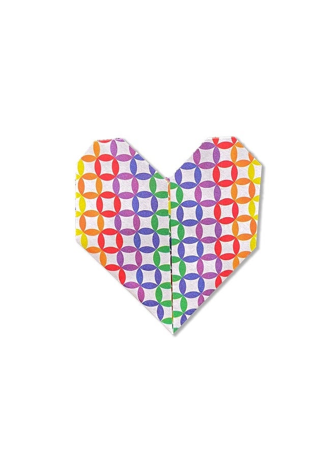 Origami Paper 500 sheets Rainbow Patterns 4" (10 cm): Double-Sided Origami Sheets Printed with 12 Different Patterns