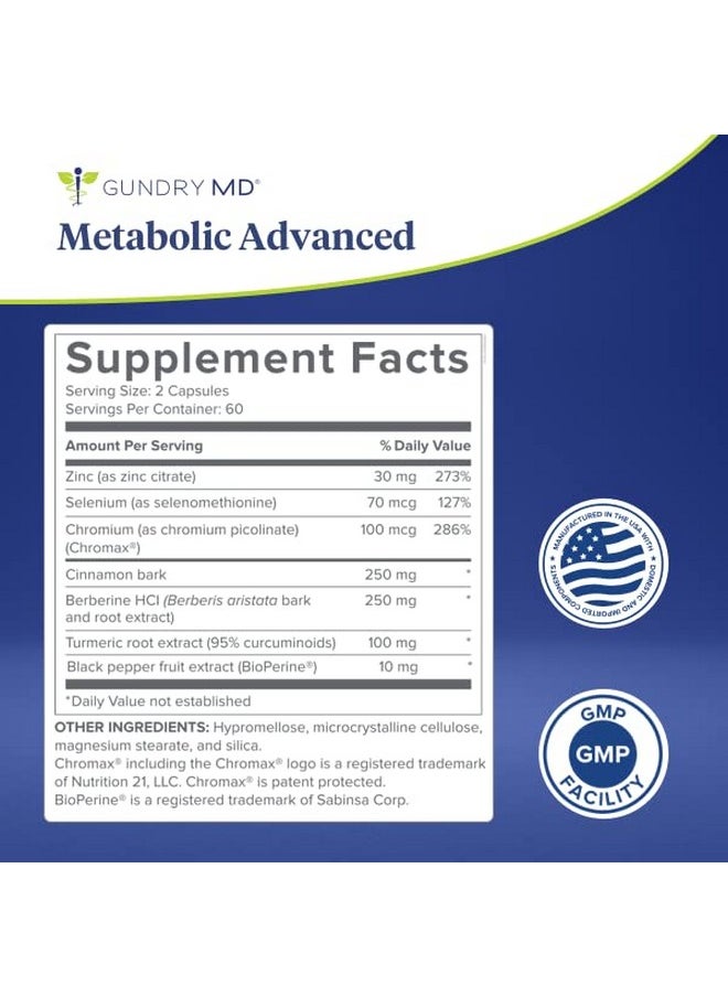 Gundry MD - ® Metabolic Advanced Nutrient Blend To Support Healthy Metabolism 120 Count - Image 1